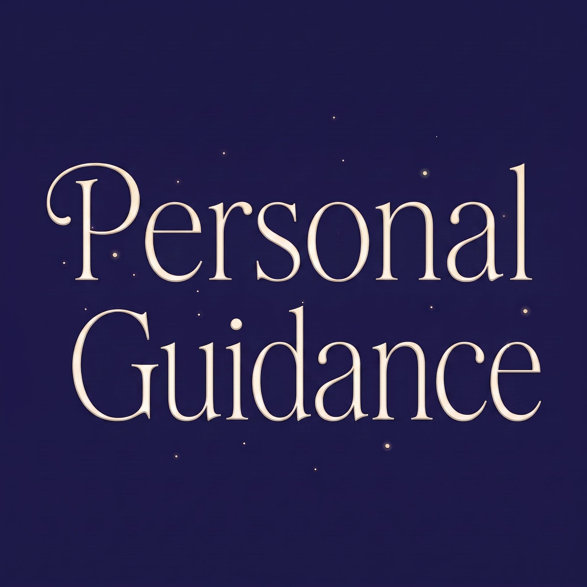 Personal Guidance